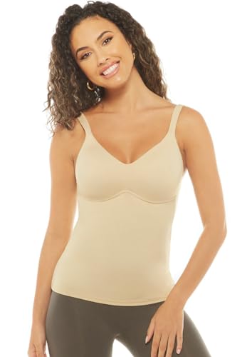 Rhonda Shear Flirt Molded Cup Camisole, Underwire-Free Full Rhonda Shear Flirt Molded Cup Camisole, Underwire-Free Full